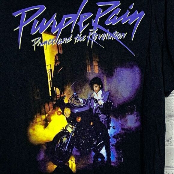Prince Purple Rain short sleeve graphic T-shirt - Picture 2 of 6